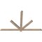Ekena Millwork Kennewick Smooth Timber Gable Bracket, Douglas Fir, 72"W x 45"H x 1 1/2"D x 3 1/2"F, 15/12 Pitch GBW072X45X0204KEN00SDF - alternate 5
